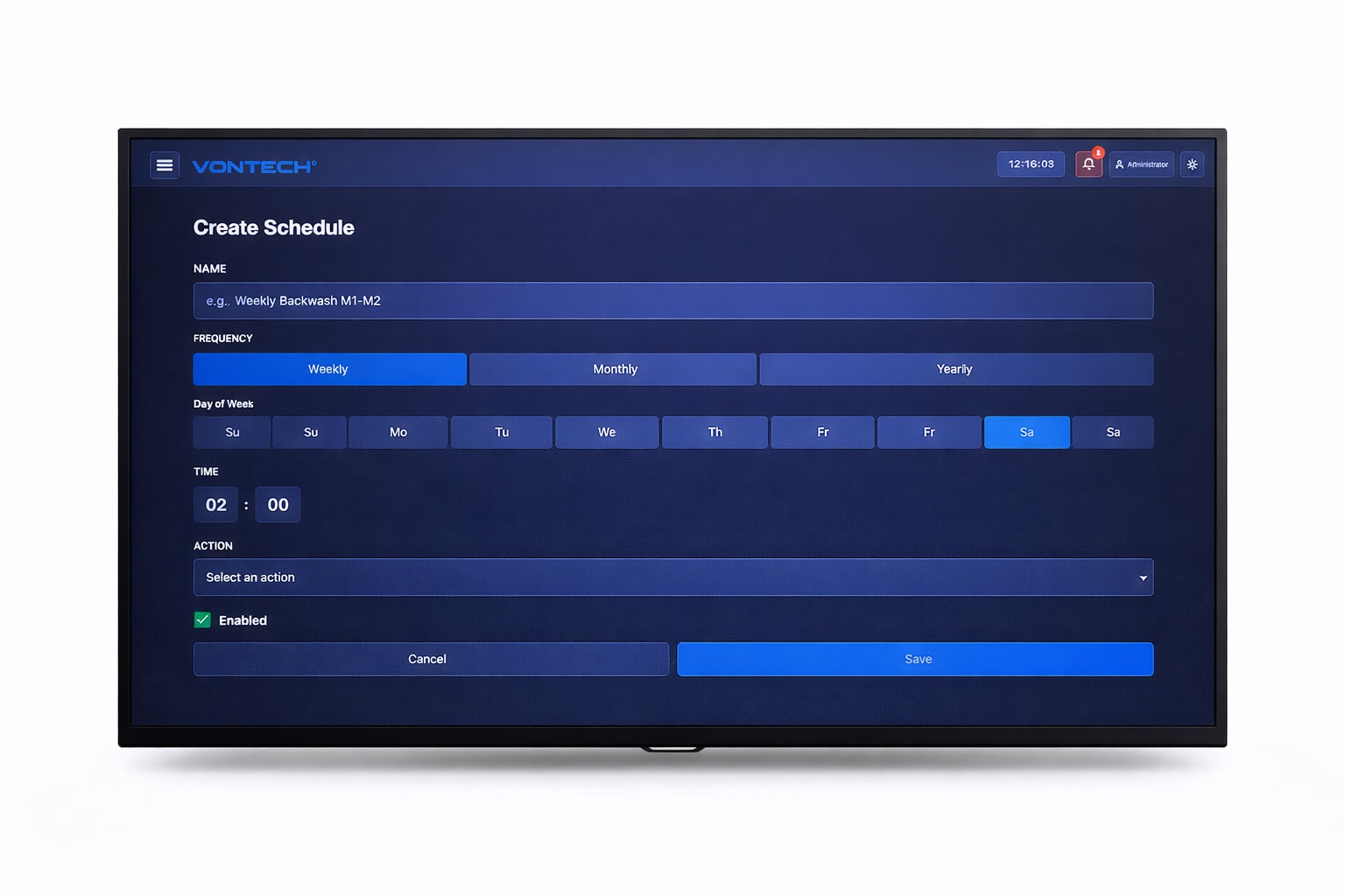 Water Treatment Task Scheduling - Automated Maintenance